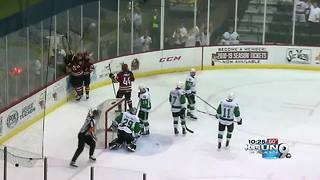 Roadrunners win 2-1 in OT to take game 1 from Texas