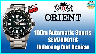 Great Diver! | Orient 100m Automatic Sports SEM7R001F8 Unbox & Review
