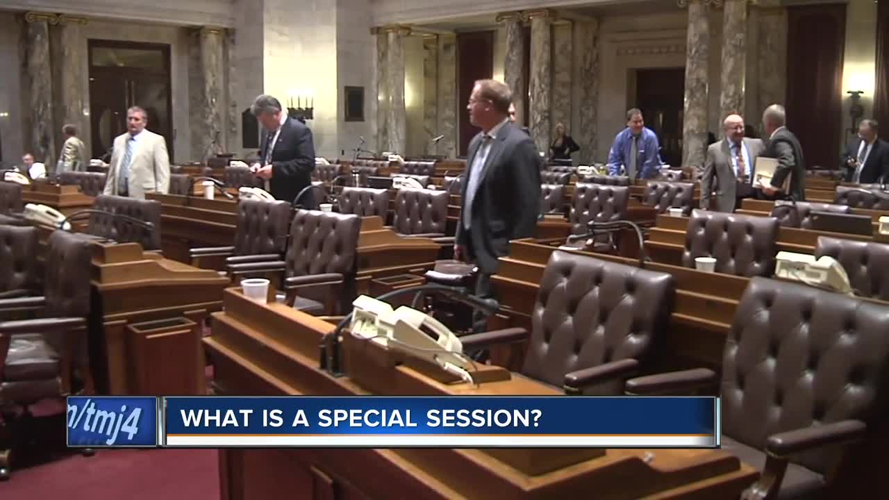 What is a special session?