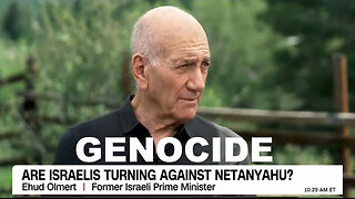 Former Israeli PM Admits Israel's War Crimes Can't Happen Without U.S. Support