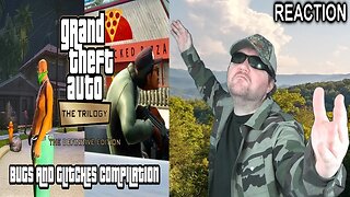 GTA Trilogy - Glitches & Bugs Compilation 2 - GTA Trilogy Remastered - Funny Moments Reaction! (BBT)