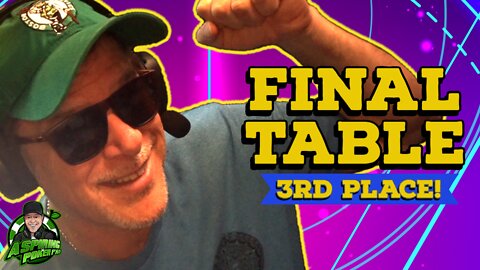 SHORT STACKED TO 3RD PLACE FINISH!: Poker Vlogger final table highlights and poker strategy