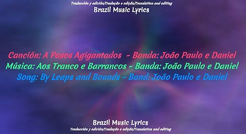 Brazilian Music: By Leaps and Bounds - Band: João Paulo e Daniel