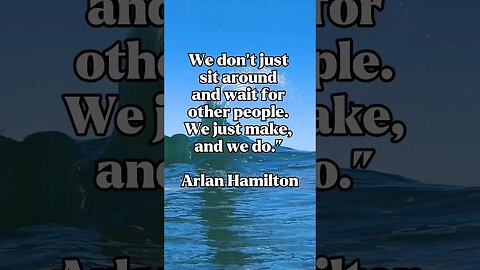 Motivation #10 Arlan Hamilton #aistories #aigenius #ai #motivation