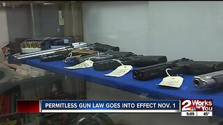 New permitless carry gun law goes into effect Nov. 1