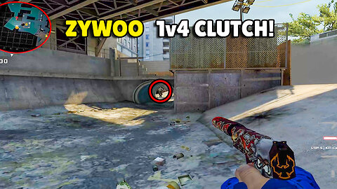 ZYWOO Amazing 1v4 Clutch! ELIGE incredible Ace! CSGO Highlights