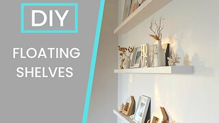 How To Build Strong Timber Floating Shelves