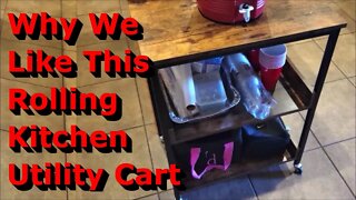 Why We Like This 3 Tier Rolling Kitchen Utility Cart - Assemble and Review