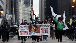 Protests In Chicago After Police Release Adam Toledo Shooting Video