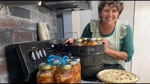 Canning APPLE PIE FILLING And Making Apple Pies