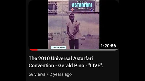 The 2010 Universal Astarfari Convention - Gerald Pino - ''LIVE''.