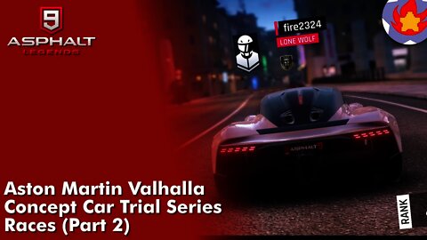 Aston Martin Valhalla Trial Series Races (Part 2) | Asphalt 9: Legends for Nintendo Switch