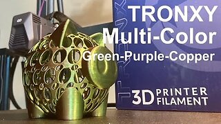 Tronxy Multi-Color PLA green-purple-copper 3D Filament