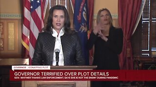 Whitmer blasts Trump for refusing to condemn hate groups, compares them to group in kidnapping plot