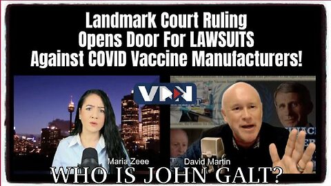 DR DAVID MARTIN: COURT RULES MRNA INJECTION IS NOT A VACCINE! THIS IS HUGE. TY JGANON, SGANON