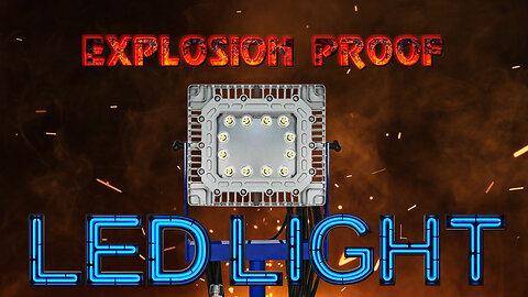 Explosion Proof LED Light Tower - Tripod Mount Waterproof