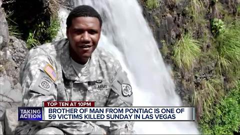 Pontiac man's brother is Las Vegas police officer killed in mass shooting