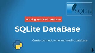 How to use SQLite3 as database for your PYTHON project as a local storage #sqlite3 #database #python