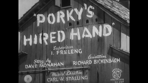 1940, 11-30, Looney Tunes, Porky’s hired hand