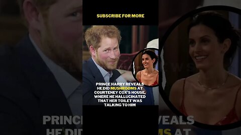 Prince Harry Funny Incident At Courtney Cox House