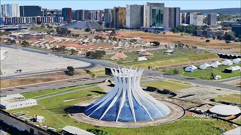 The Metropolitan Cathedral Our Lady of Aparecida is a Brazilian Catholic temple