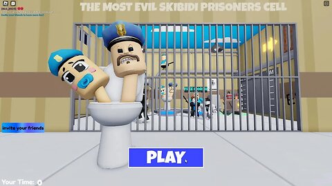 SKIBIDI TOILET BARRY'S PRISON RUN! (Walkthrough) [4K] #obby #scaryobby