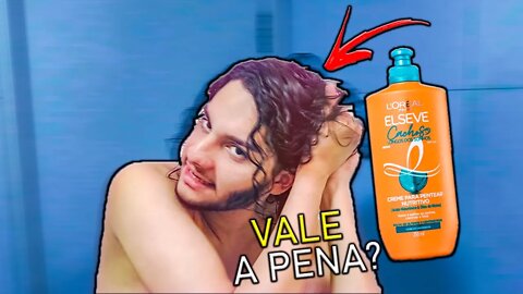 FINALIZAÇÃO COM CREME DE PENTEAR ELSEVE CACHOS LONGOS DOS SONHOS *incrível! 😱