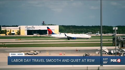 Labor Day travel smooth and quiet at RSW