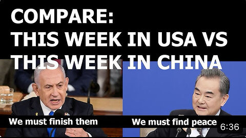 Compare What happened in USA and China this week