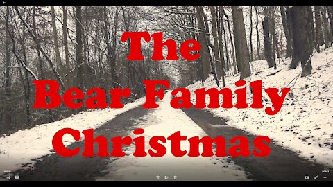 The Bear Family Christmas, Jesus is Born, Christmas Movie, for kids, 4k