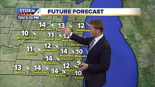 Clouds clear out Thursday afternoon