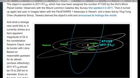 Chinese Astronomers Discover Planet w/Bizarre Orbit in Our Solar System, Media Silent for Years