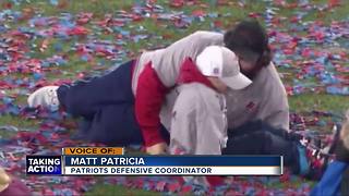 Matt Patricia savored every moment of the Patriots AFC Championship win