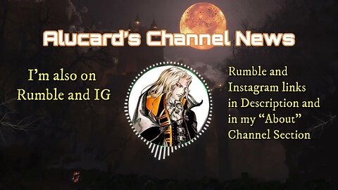 Alucard's Channel News 9/20/2023 #adriantepes #castlevanianocturne #channelnews #alucardcastlevania