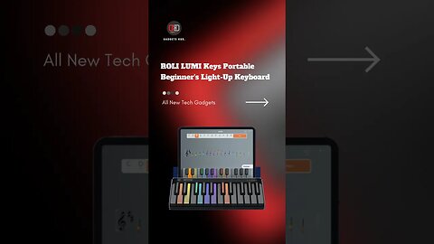 ROLI LUMI Keys Portable Beginner's Light-Up Keyboard #keyboard