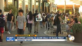 San Diego shoppers looking to score deals on Black Friday