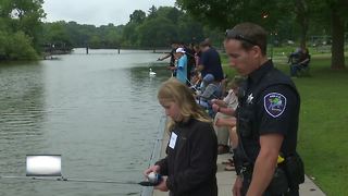 Appleton Police Department holds fishing event