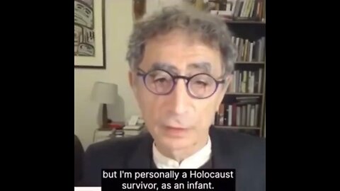 Wow Holocaust survivor Gabor Maté describes the Israel 🇮🇱 Palestine 🇵🇸 conflict