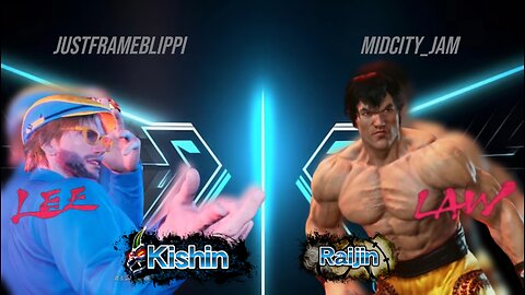 Tekken 8 Ranked - Road to Bushin - JustFrameBlippi (Lee - Kishin) vs Midcity_Jam (Law - Raijin)