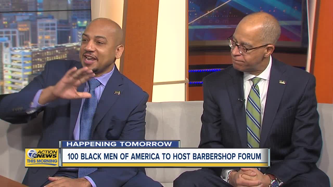 100 Black Men of America's Barbershop Tour comes to Detroit
