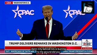 Trump Gives Powerful at Speech CPAC 2024 Washington DC