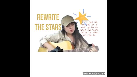 Rewrite The Stars Song Cover from the greatest showman movie