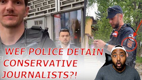 Conservative Journalist Jack Posebiec DETAINED By World Economic Forum Police In Switzerland!