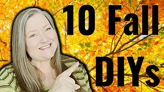 10 Fall DIY Crafts ~ Creative & Unique Fall Crafts ~ Fall Centerpieces Wall & Table Decor