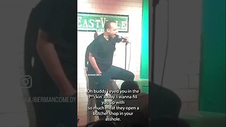 Comedian goes after audience member