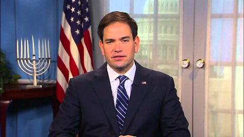 Senator Rubio Marks The Start Of Hanukkah