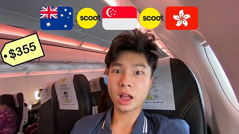 SCOOT 787-9 & A321NEO Melbourne to Hong Kong via Singapore