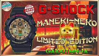 Hideous and I Love It! | G-Shock Maneki Neko Limited Edition GA-100TMN-1 Unbox & Review
