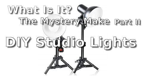 DIY Studio Lights Part I - Freecad - Mystery Make Part II