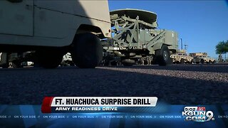 Deployment drill at Fort Huachuca